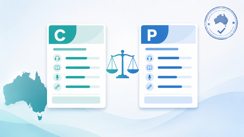 CELPIP vs PTE for Australian Immigration: Side-by-Side